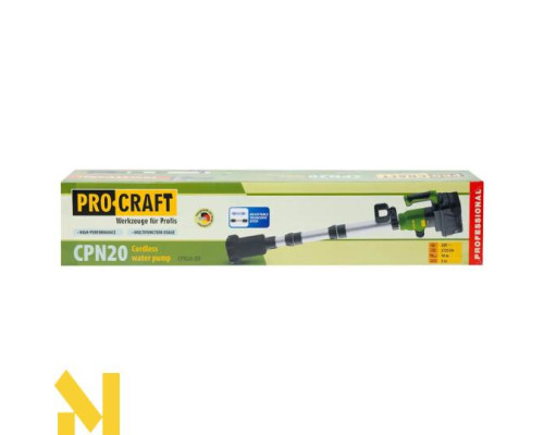 Насос акумуляторний Procraft CPN20 (без АКБ та ЗП)