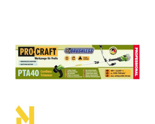 Тример акумуляторний Procraft PTA40 (без АКБ та ЗП)