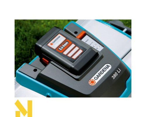 Газонокосарка акумуляторна/механічна Gardena 380 Li