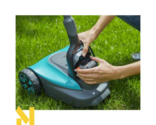 Газонокосарка акумуляторна/механічна Gardena HandyMower Li-18/22