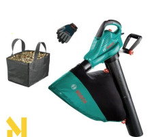 Пилосос-повітродувка садова електрична Bosch ALS 25 + Рукавички + Сумка