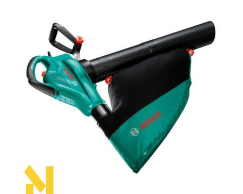 Пилосос-повітродувка садова електрична Bosch ALS 25 + Рукавички + Сумка