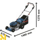 Газонокосарка акумуляторна Bosch GRA 18V2-46 Professional (без АКБ та ЗП)