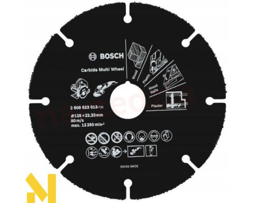 Болгарка (кутова шліфмашина) Bosch GWS 9-125 S + Multiwheel