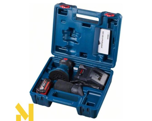 Шліфмашина ексцентрикова акумуляторна Bosch GEX 185-LI