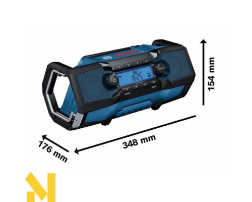 Радіоприймач гібридний Bosch GPB 18V-2 C Professional (без АКБ)