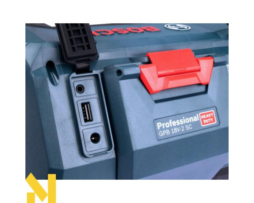 Радіоприймач гібридний Bosch GPB 18V-2 SC Professional Bluetooth DAB+ (без АКБ)