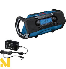 Радіоприймач гібридний Bosch GPB 18V-2 SC Professional Bluetooth DAB+ (без АКБ)