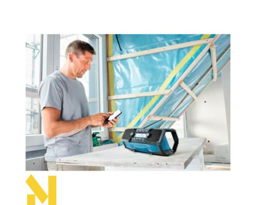 Радіоприймач гібридний Bosch GPB 18V-2 SC Professional Bluetooth DAB+ (без АКБ)