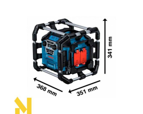 Радіоприймач акумуляторний Bosch Professional GPB 18V-5 C (без АКБ та ЗП)