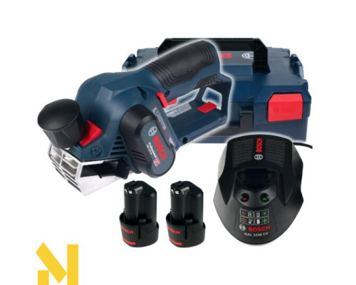 Рубанок акумуляторний Bosch GHO 12V-20 Professional L-boxx 136