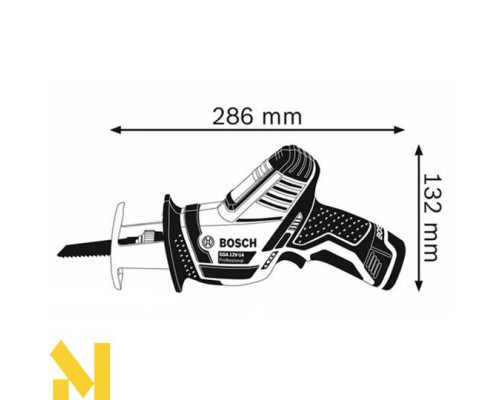 Пила шабельна акумуляторна Bosch Professional GSA 12V-14 (без АКБ та ЗП)