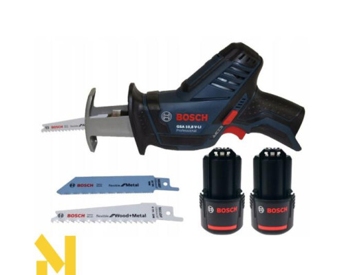 Пила шабельна акумуляторна Bosch GSA 10,8 V-LI