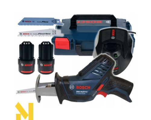 Пила шабельна акумуляторна Bosch GSA 10,8 V-LI