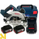 Пила дискова акумуляторна Bosch GKS 18V-57 G Professional