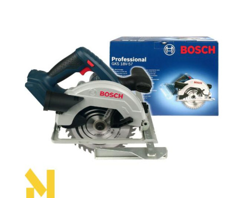 Пила дискова акумуляторна Bosch GKS 18 V-57 (без АКБ та ЗП)