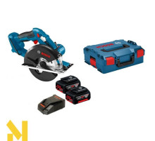 Пила дискова акумуляторна Bosch GKM 18 V-LI L-Boxx/5 А.г/ЗП