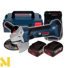 Болгарка (кутова шліфмашина) акумуляторна Bosch GWS 18-125 V-LI L-BOXX