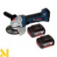 Болгарка (кутова шліфмашина) акумуляторна Bosch GWS 18-125 V-LI L-BOXX