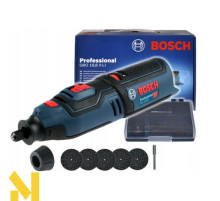Гравер акумуляторний Bosch GRO 10,8/12 V-LI Professional (без АКБ та ЗП)