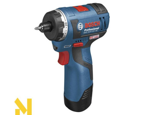 Шуруповерт акумуляторний Bosch GSR 10,8 V-EC HX Professional (без АКБ та ЗП)