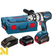 Акумуляторний ударний дриль-шуруповерт BOSCH GSB 18 VE-2-LI L-BOXX