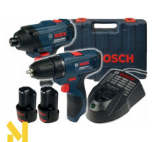 Набір з двох інструментів Bosch GSR 120-LI + GDR 120-LI