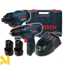 Набір з двох інструментів Bosch GSR 120-LI + GDR 120-LI