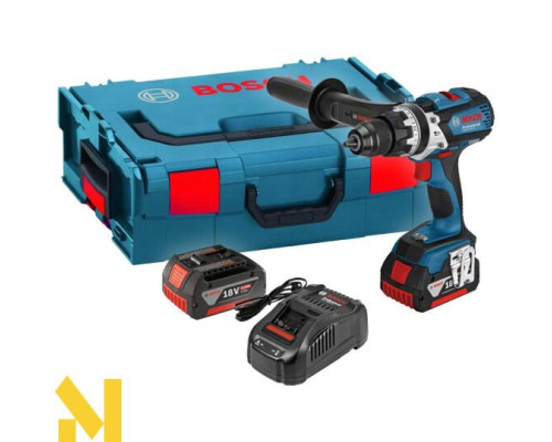 Ударний дриль-шуруповерт Bosch GSB 18 VE-EC L-BOXX