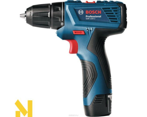 Шуруповерт Bosch GSR 120-Li + набір оснастки