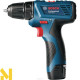 Шуруповерт Bosch GSR 120-Li + набір оснастки