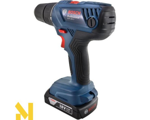 Дриль-шуруповерт акумуляторний Bosch Professional GSR 180-LI 2 x 2,0Ah, AC