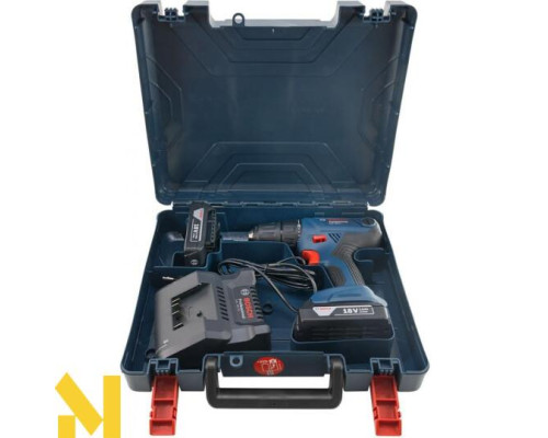 Дриль-шуруповерт акумуляторний Bosch Professional GSR 180-LI 2 x 2,0Ah, AC