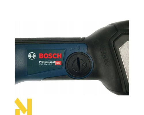 Болгарка (кутова шліфмашина) акумуляторна Bosch GWS 18V-10 C, 2 АКБ 8 Ah + ЗП + L-BOXX