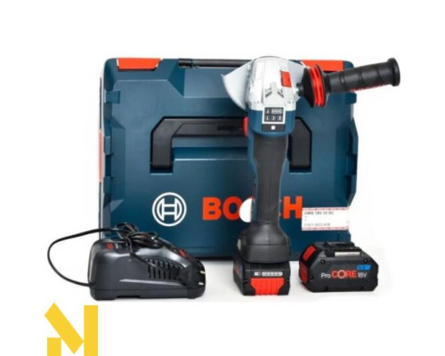 Болгарка (кутова шліфмашина) акумуляторна Bosch GWS 18V-10 SC (L-Boxx)