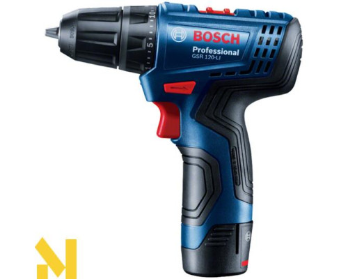 Набір інструментів акумуляторних Bosch: гвинтоверт GDR 120-LI + шурупокрут GSR 120-LI