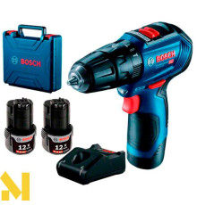 Дриль-шуруповерт ударний акумуляторний Bosch GSB 12V-30 (06019G9100)