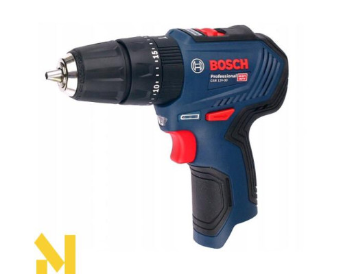 Дриль-шуруповерт ударний акумуляторний Bosch GSB 12V-30 (без АКБ та ЗП)