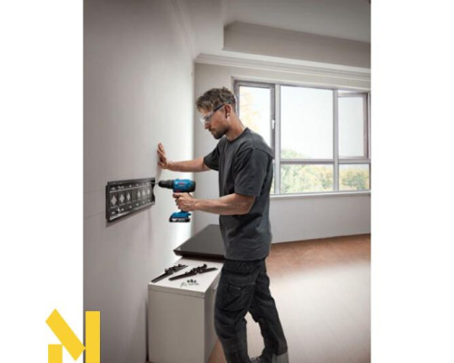 Дриль-шурупокрут ударний акумуляторний Bosch GSB 183-LI Professional (2 АКБ GBA 18V 2.0Ah, ЗП GAL 18V-20)