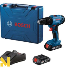 Дриль-шурупокрут ударний акумуляторний Bosch GSB 183-LI Professional (2 АКБ GBA 18V 2.0Ah, ЗП GAL 18V-20)