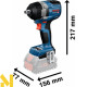Гайковерт акумуляторний Bosch GDS 18V-1600 HC Professional Bluetooth (без АКБ та ЗП)