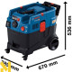 Пилосос будівельний Bosch GAS 12-40 MA Professional