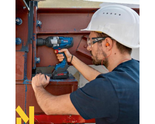 Гайковерт акумуляторний ударний Bosch GDS 18V-1600 HC Professional з модулем Bluetooth в L-BOXX 136