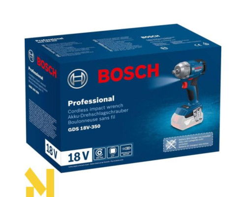 Гайковерт акумуляторний Bosch GDS 18V-350 Professional (без АКБ та ЗП)