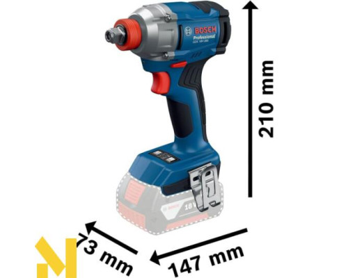 Гайковерт акумуляторний ударний Bosch GDX 18V-285 Professional (без АКБ и ЗП)