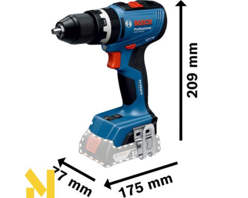 Дриль-шуруповерт акумуляторний Bosch Professional GSB 18V-65 (2 АКБ та ЗП)