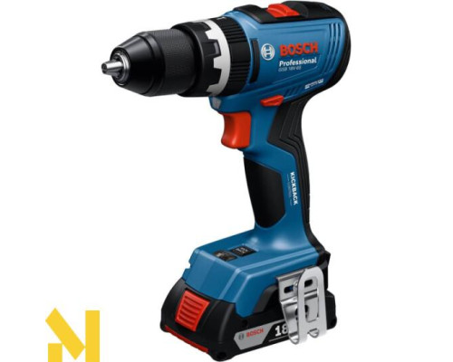 Дриль-шуруповерт акумуляторний Bosch Professional GSB 18V-65 (2 АКБ та ЗП)