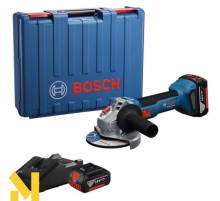Болгарка (кутова шліфмашина) акумуляторна Bosch Professional GWS 18V-8 (2 АКБ та ЗП)