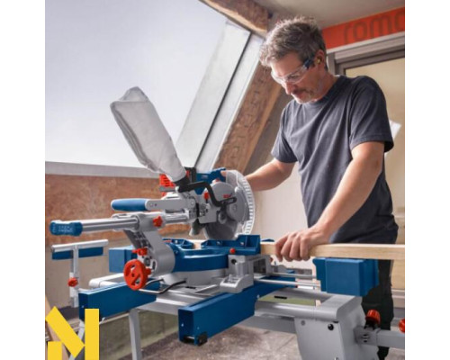 Пила торцювальна акумуляторна Bosch GCM 18V-216 D Professional (без АКБ та ЗП)