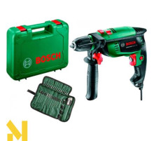 Дриль ударний Bosch UniversalImpact 700 + Набір свердл та біт 39 шт